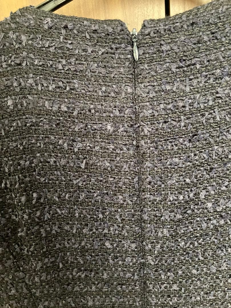 アンテプリマ　ツイード　ジャケット　ワンピース　セット　ネイビー　フォーマル