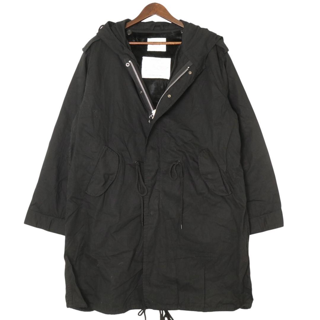 HOUSTON アメリカ軍 M-51 モッズコート S ブラック 新品