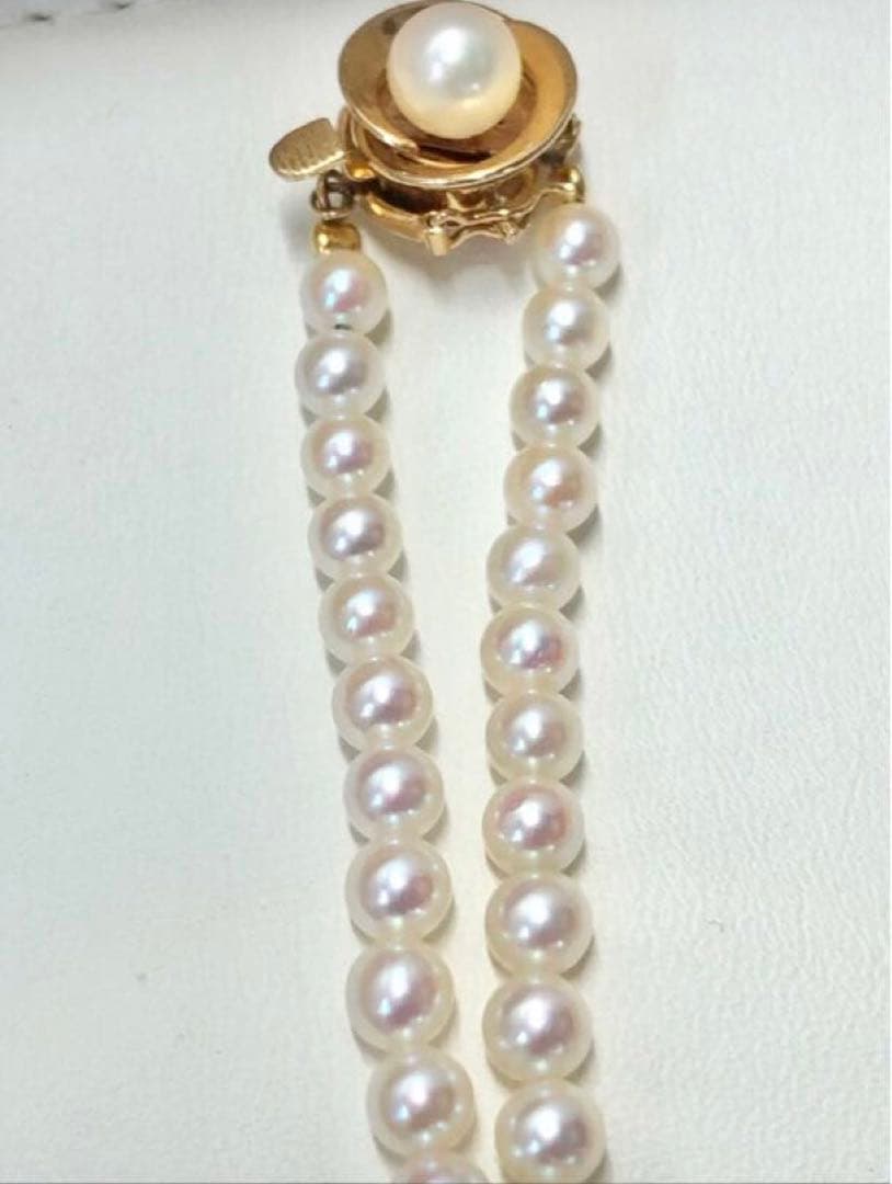 k18 アコヤ真珠　ネックレス　鑑別書付