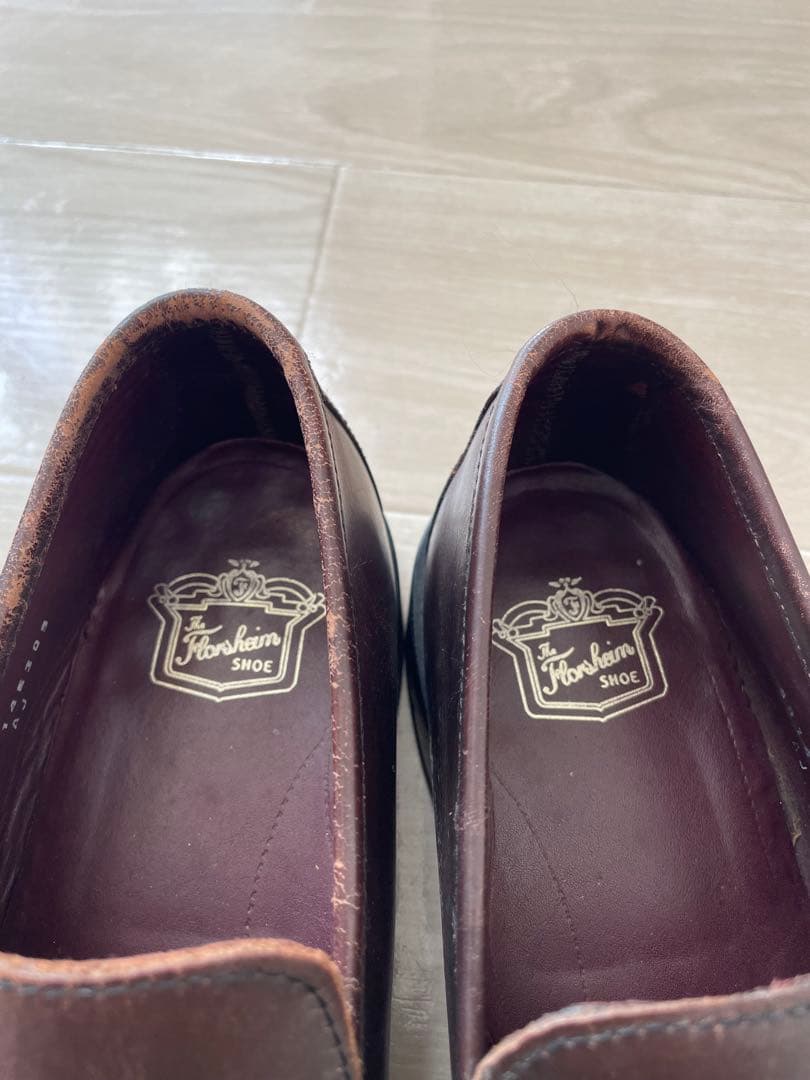 名作FLORSHEIM COBRA VAMP 8.5 ブラウン