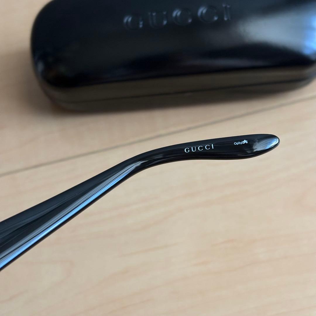 GUCCI グッチ　イタリア製　サングラス　スクエア　レッド　赤　GG2456