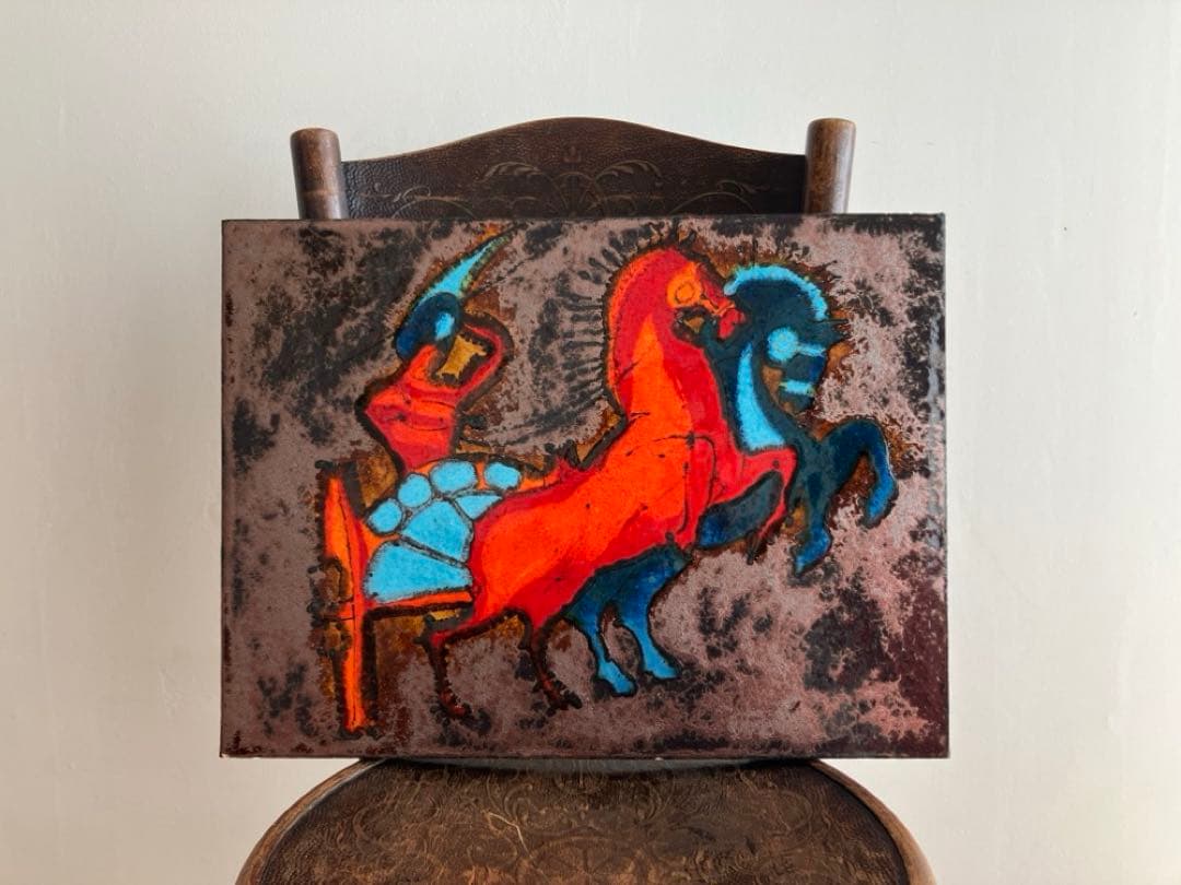 工芸品 Vintage Ruscha Fat Lava Wall Plate