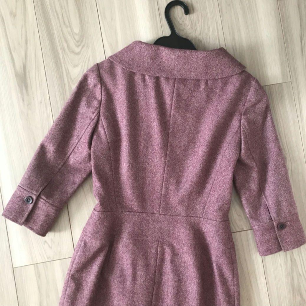 FRANCO FERRARO 7分丈 ワンピース ワインレッド サイズ1 S