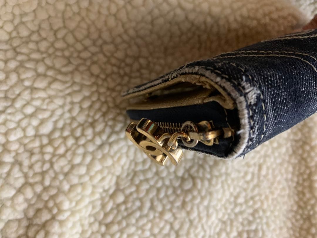 CHANEL デニム長財布