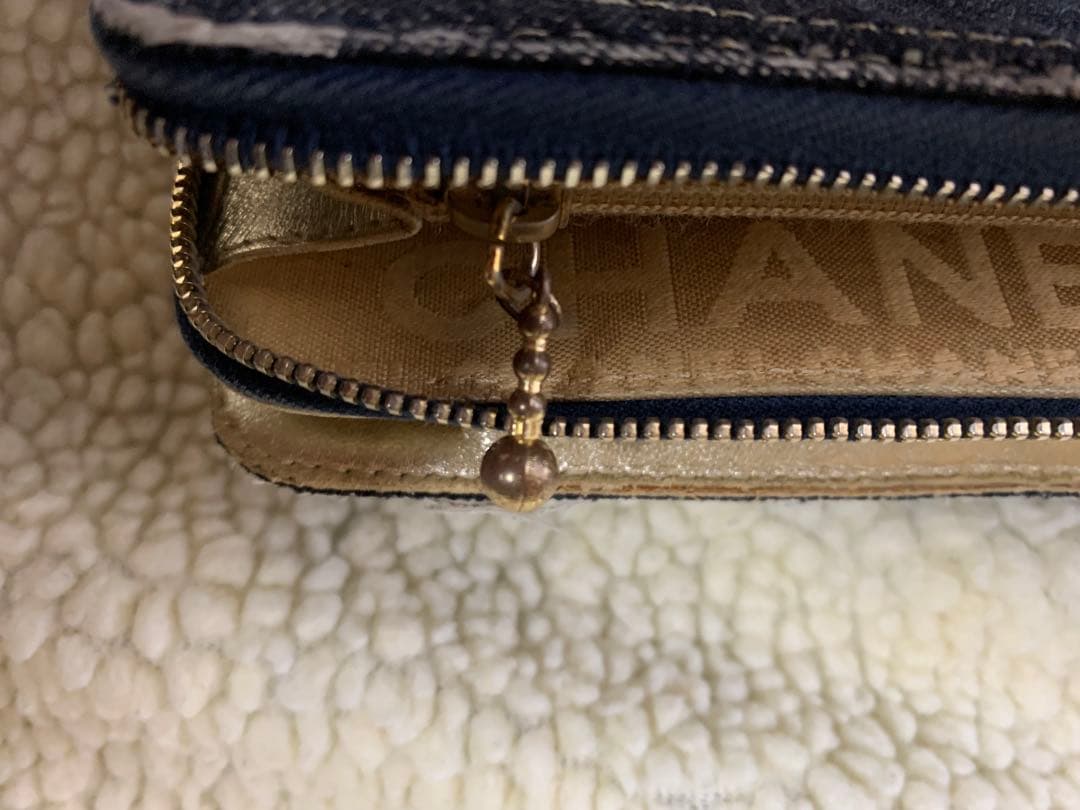 CHANEL デニム長財布