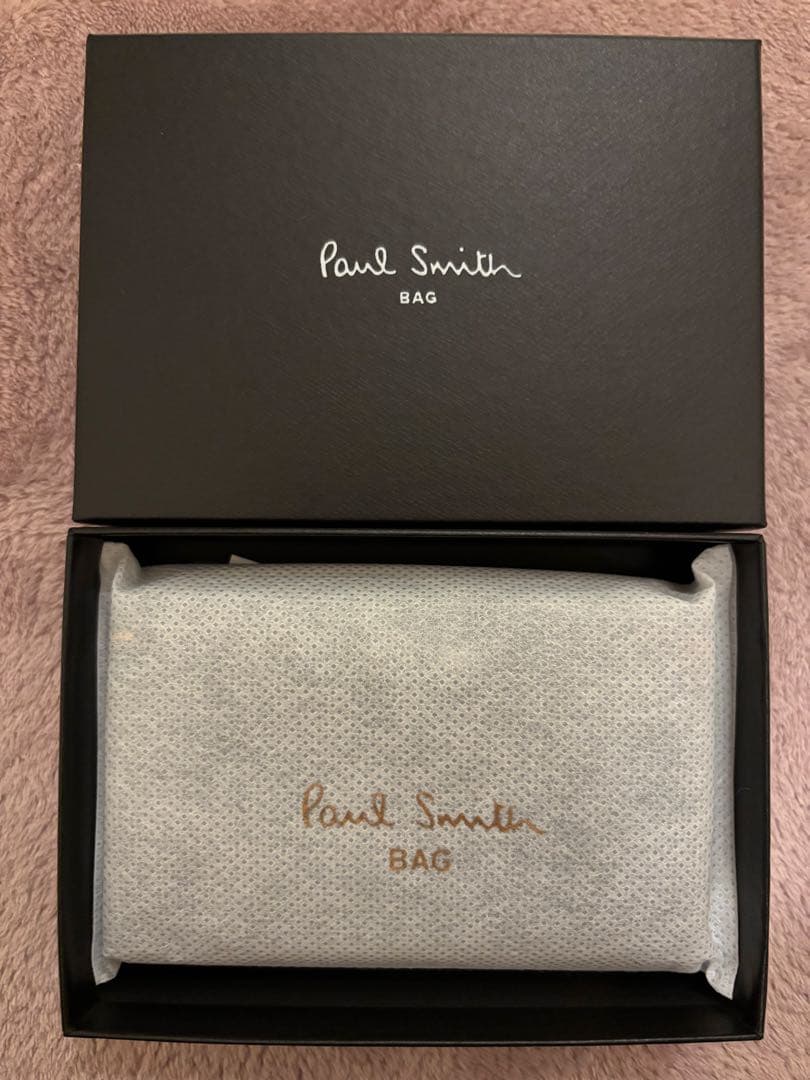 Paul Smith Card Case ポールスミス　名刺入れ　黒牛革