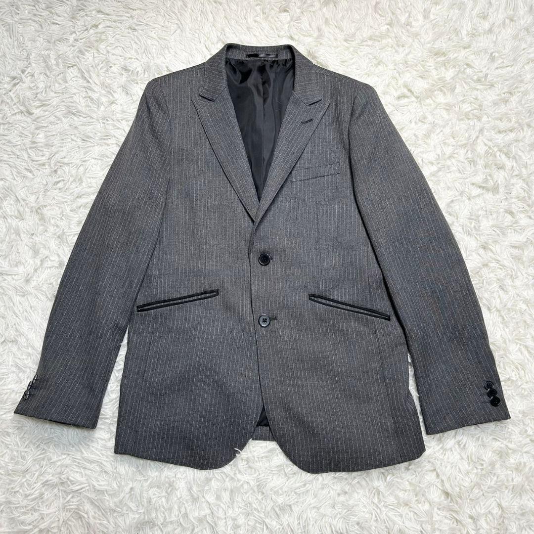 【美品】ワンダーファクトリー フォーマル スーツ キッズ 170 グレー 卒服