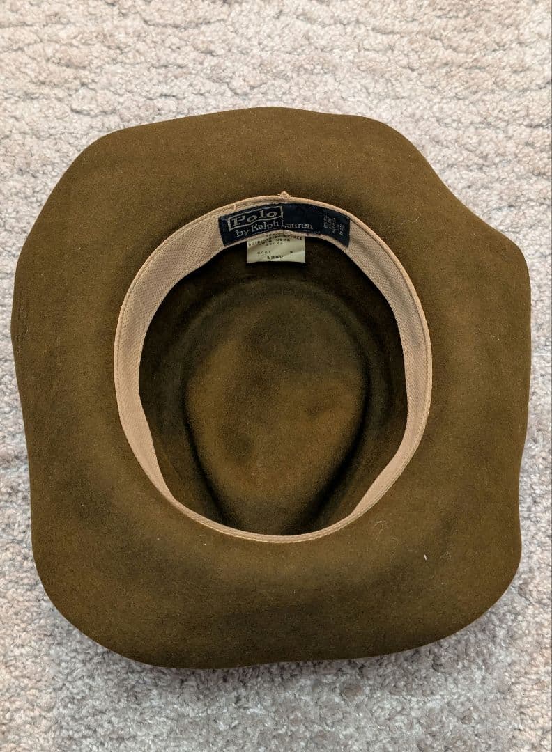 【良品】ラルフローレン ウールハット XLサイズ 約56cm RRL