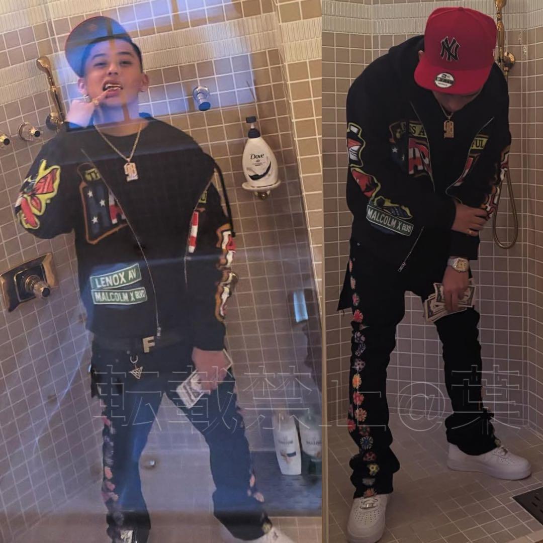 eyden着用 バラバサスvalabasas ブラックスキニーフレアデニム 29