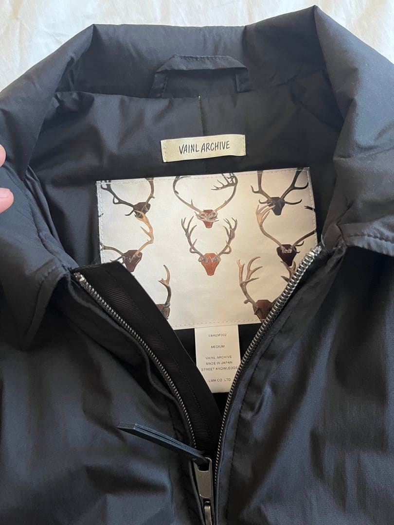 23AW VAINL ARCHIVE 中綿ナイロンジャケット ブルゾン