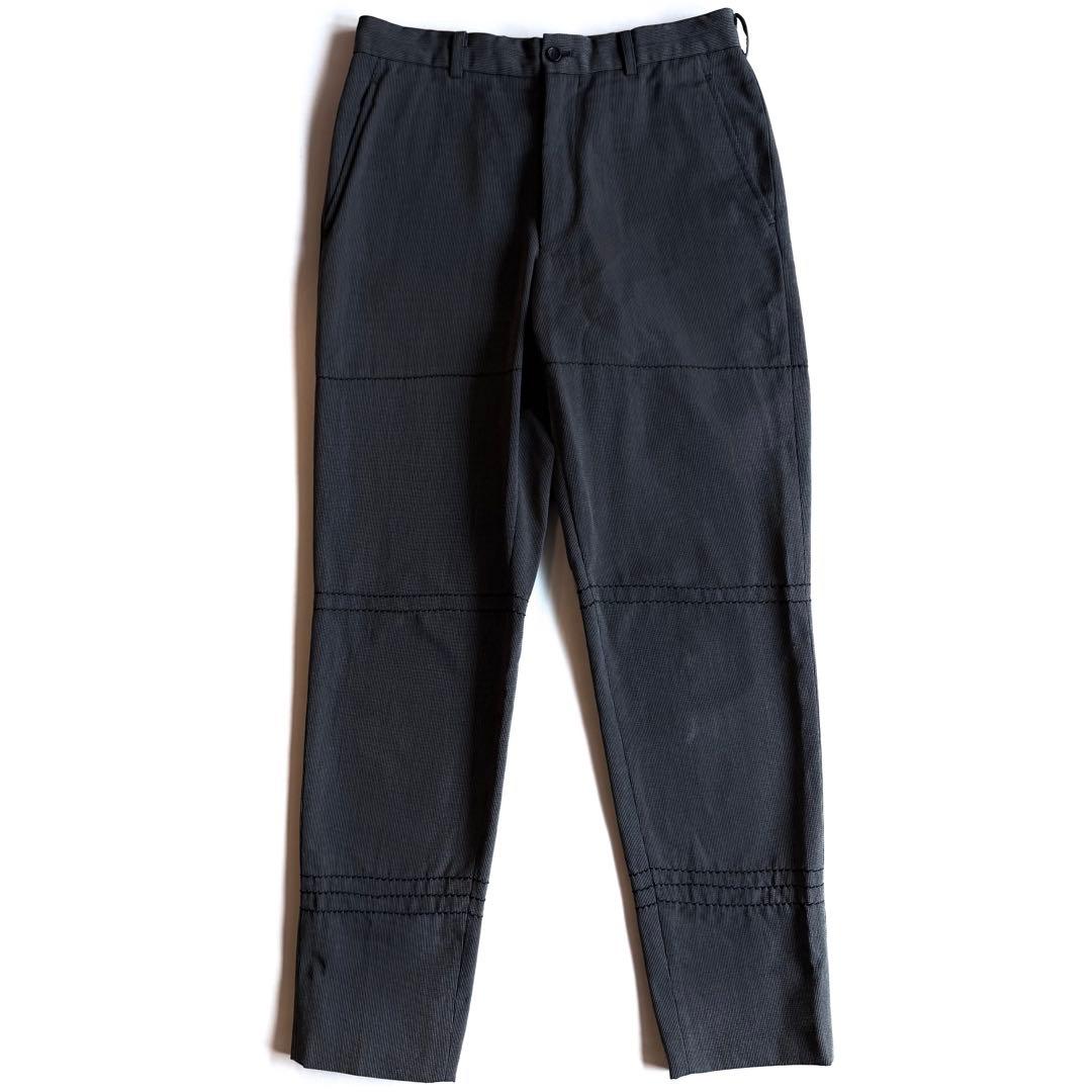 《99aw》 コムデギャルソン オムプリュス ステッチ スラックス パンツ M
