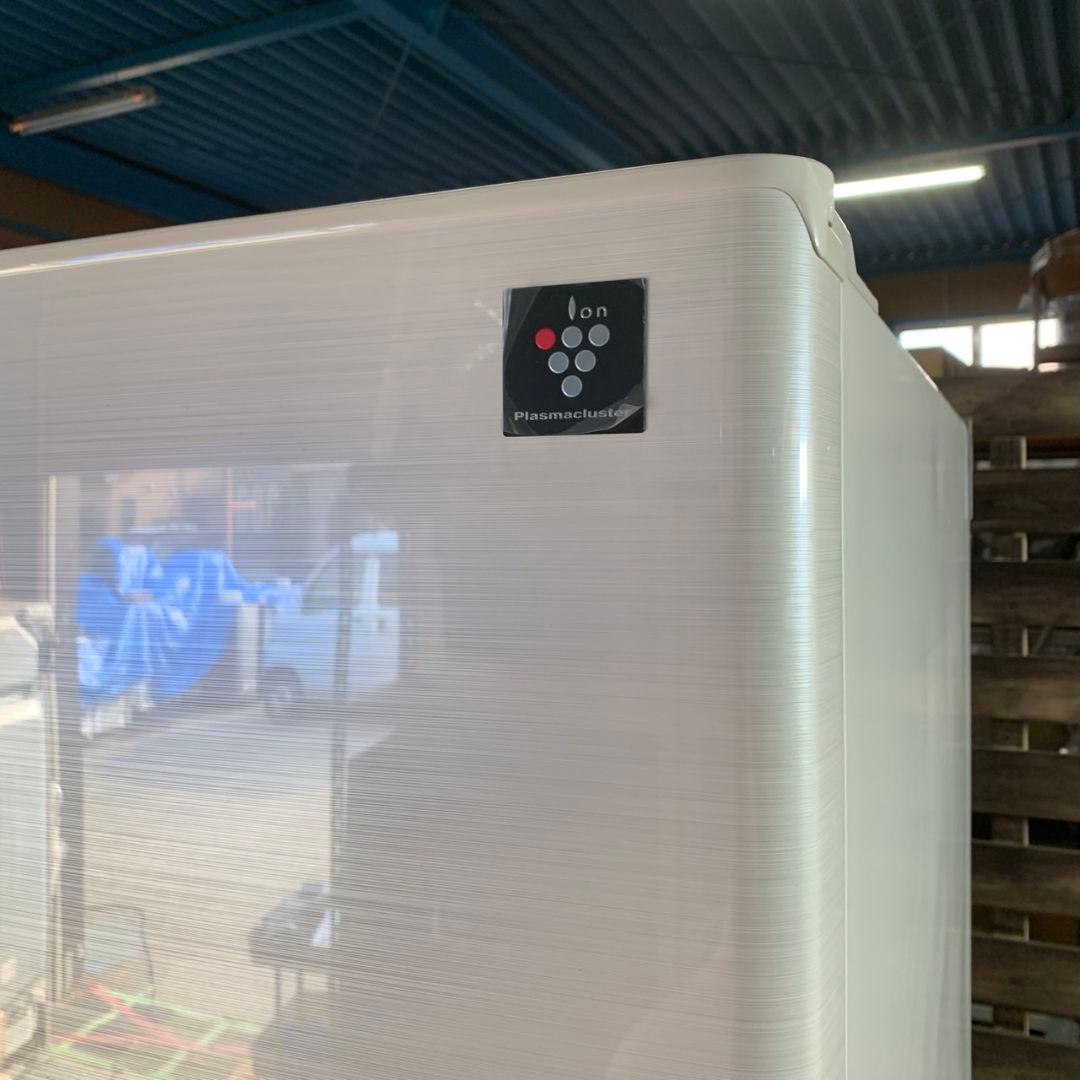 H073\" SHARP 6ドア冷凍冷蔵庫 SJ-PF46C-H 2017年製