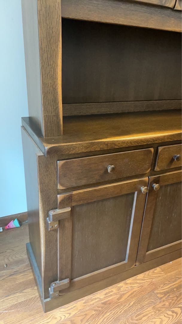 柏木工　ウィルダネスシリーズ　高級飛騨家具カップボード　ダークブラウン