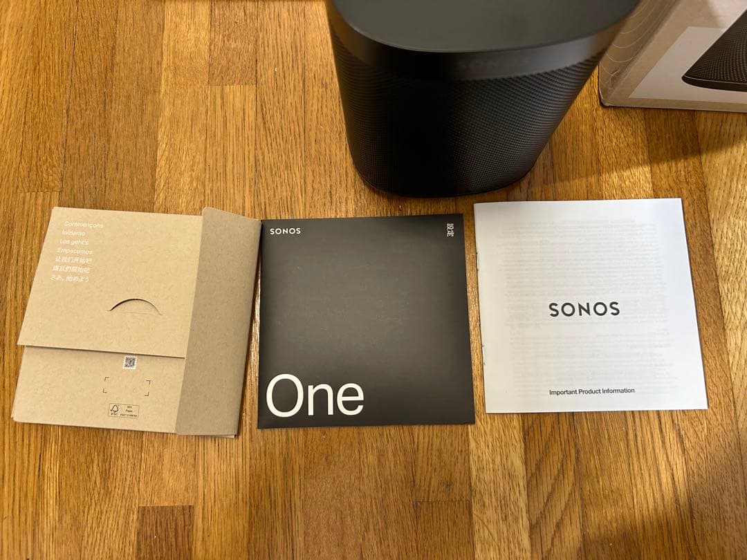 【SONOS One Gen2】 ワイヤレススピーカー
