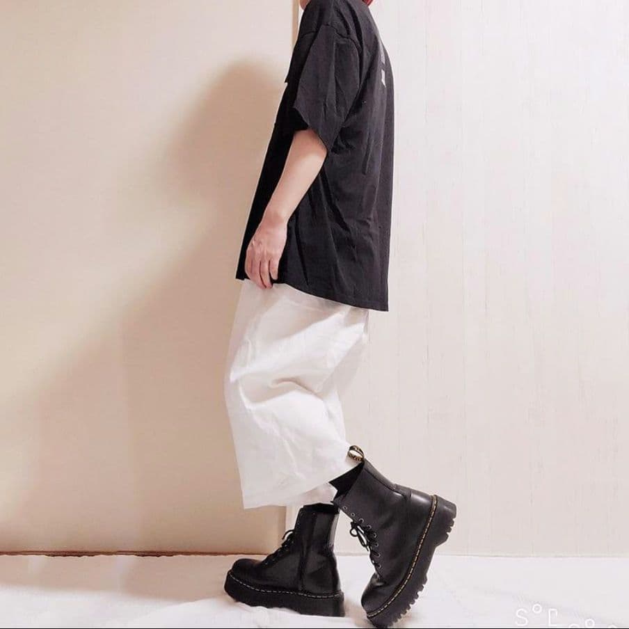 NO CONTROL AIR　ワイド サルエル ガウチョパンツ 白