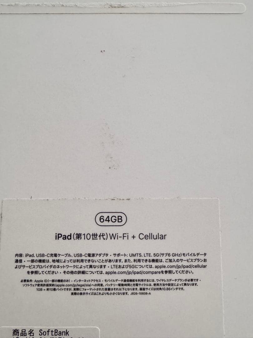 ろみおiPad (第10世代) Wi-Fi + Cellular 64GB