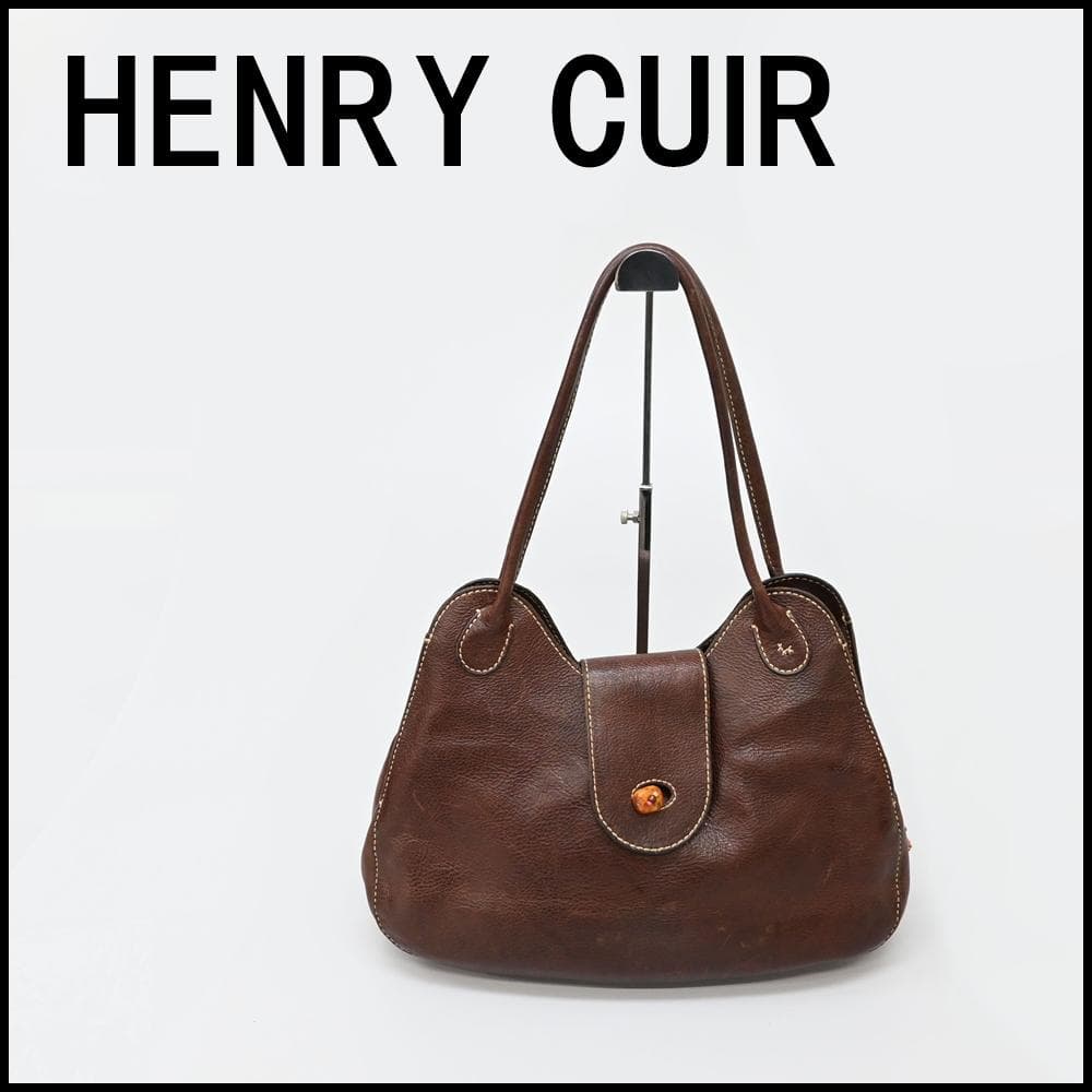 47976★年 アンリークイール ショルダーバッグ ベジタブルタンニン 牛革