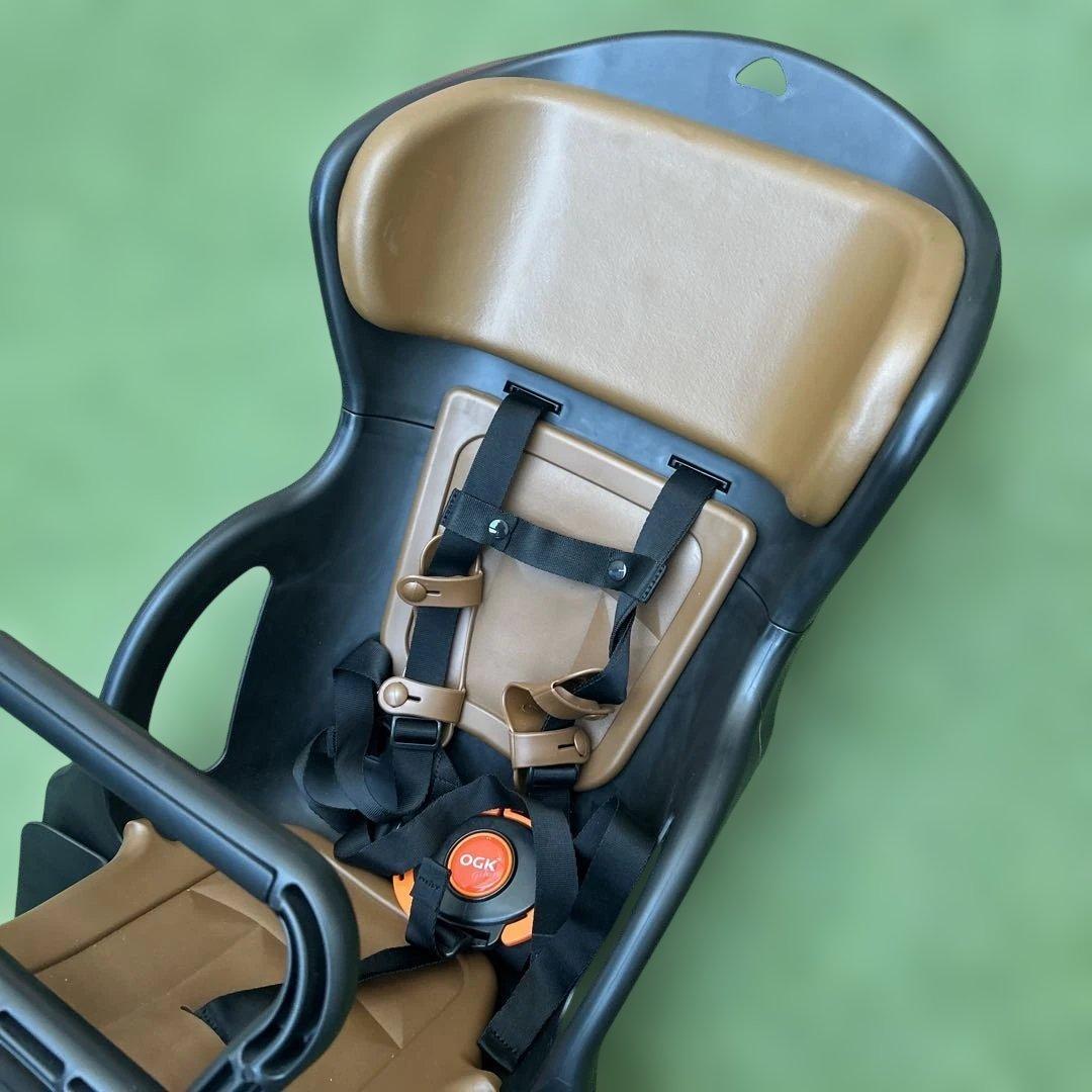 【値下げ不可】自転車用チャイルドシート ブラウン ブラック