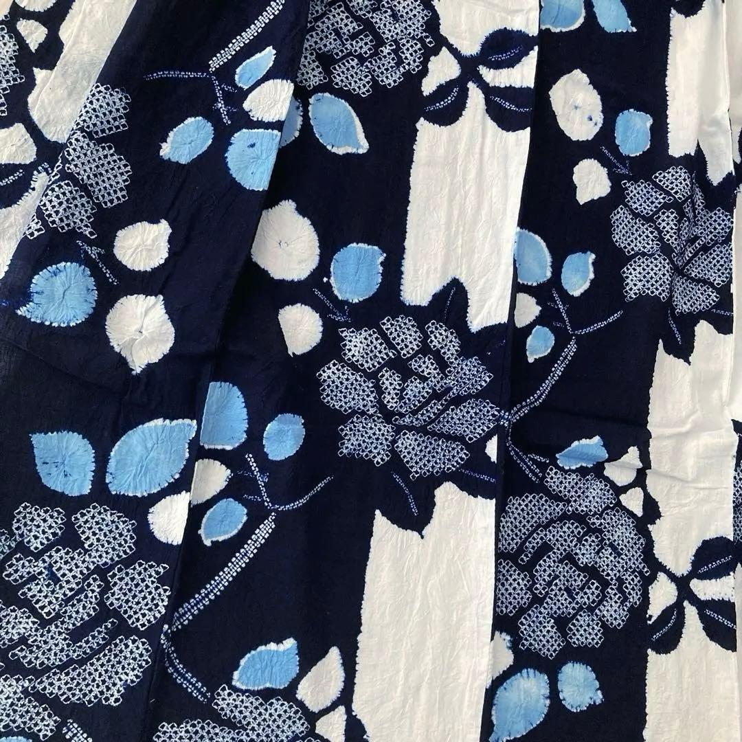 ちい　有松絞り・三浦絞り　手縫い上質　絞り浴衣　No.2-138