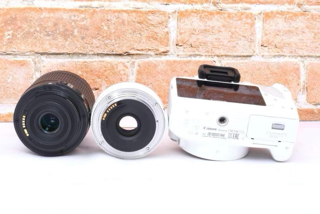 カメラもおしゃれに✨Canon kiss X7✨ホワイト✨単焦点レンズ