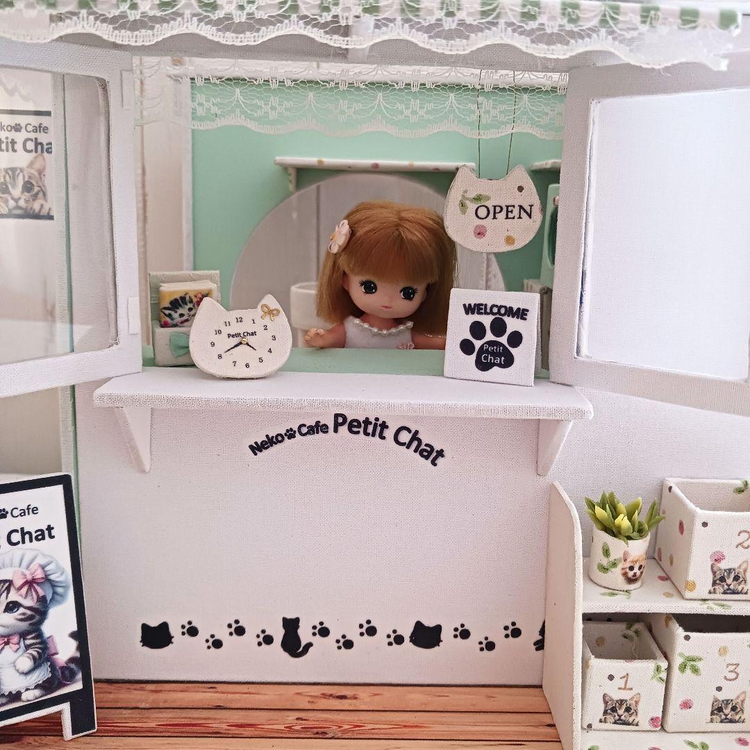 ゴマ様＊kyo＊ハンドメイド＊猫カフェ＊Jiji＊飾り棚2点