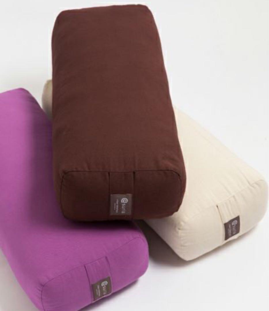 suria ヨガ　ボルスター チョコレート　ブラウン