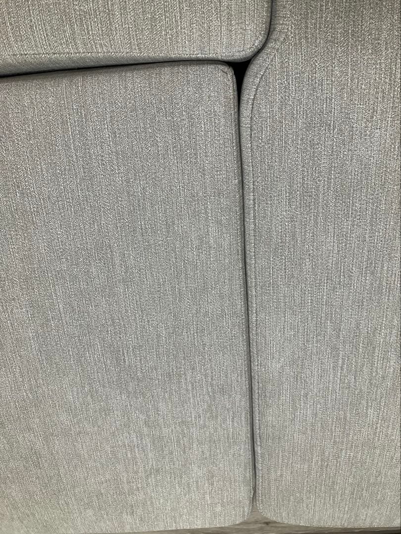 ニトリ 布張りカウチソファーベット(ノアーク2 GY)