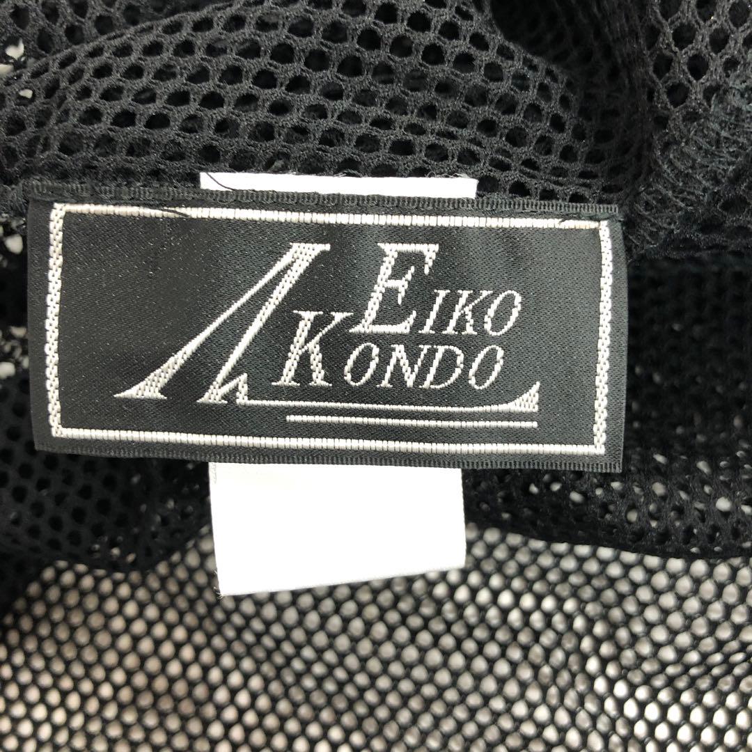 Eiko Kondo 日本製 アート風刺繍 メッシュ シースルー チュニック