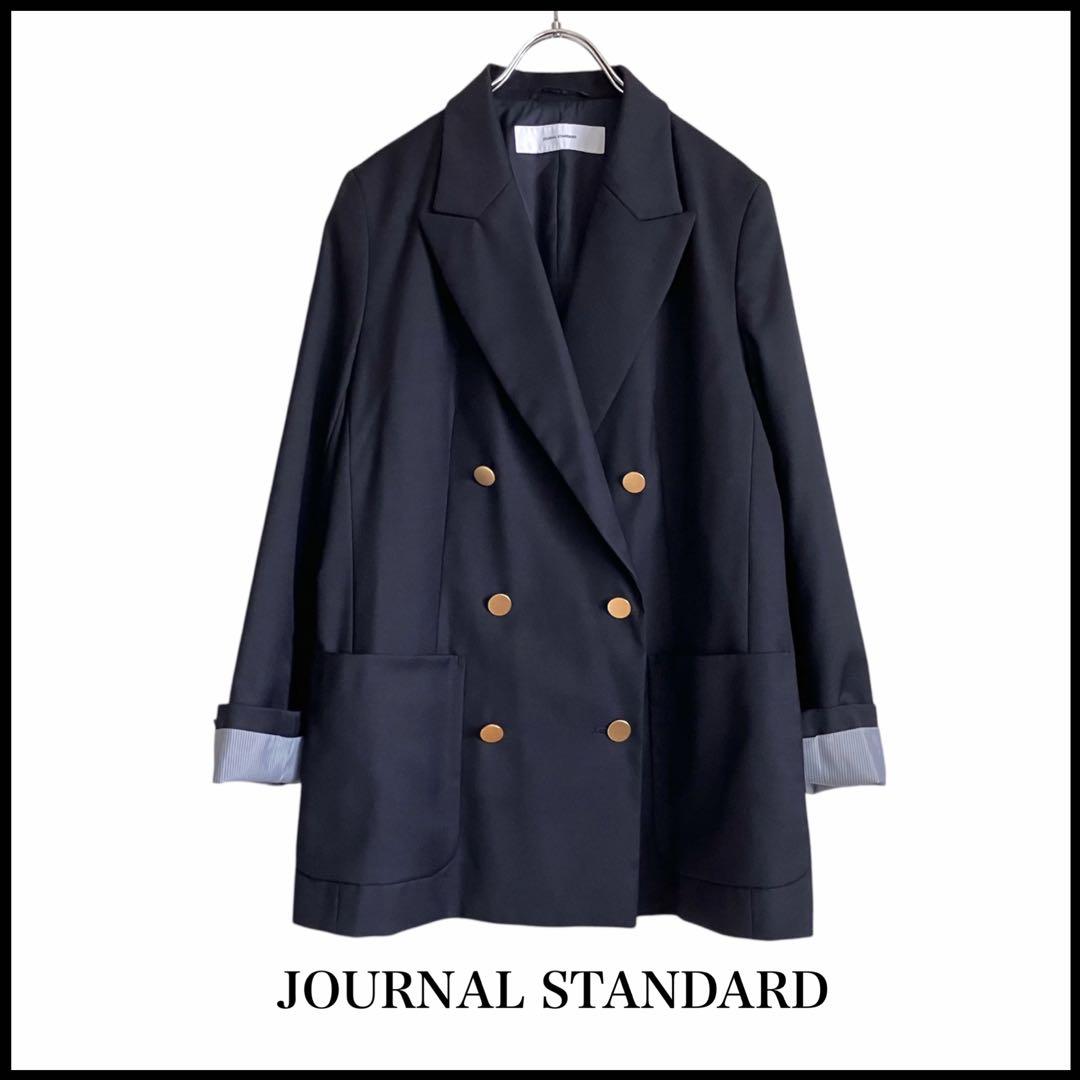 【2024】JOURNAL STANDARD ダブルフロントジャケット 36 紺