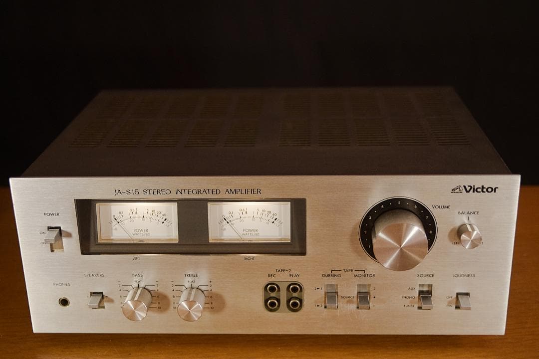 JA-S15 VICTOR プリメインアンプ メーターアンプ追加 動作品