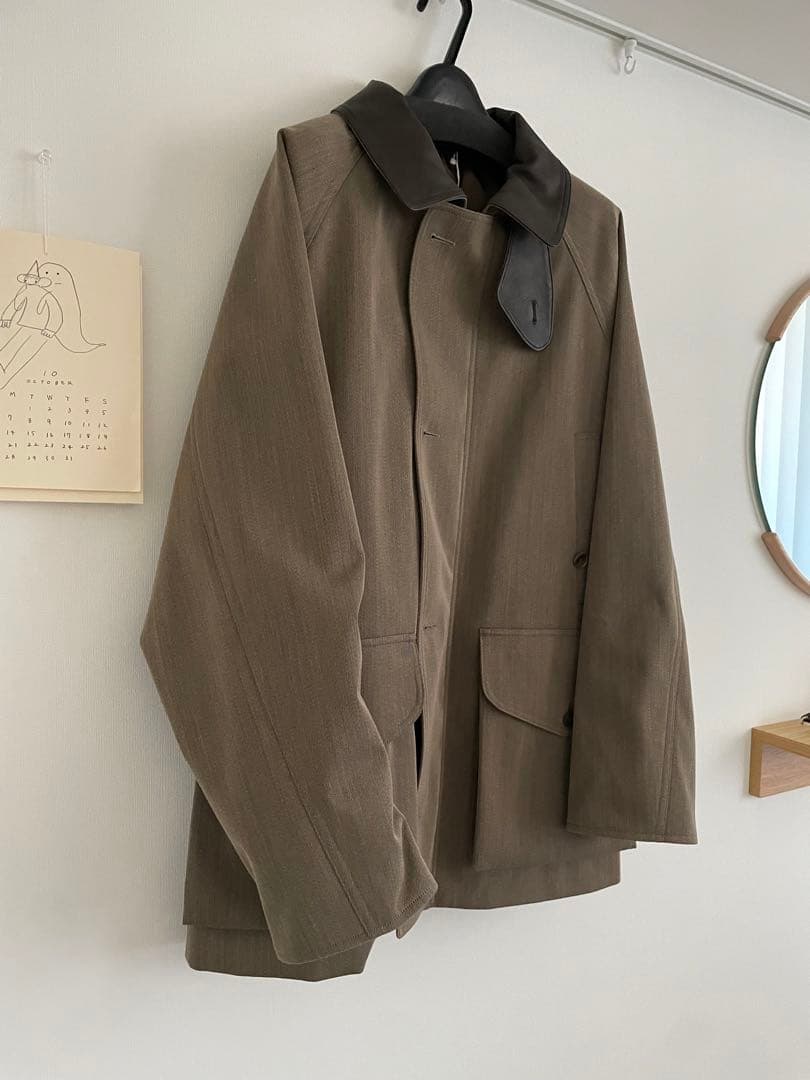 AURALEE 24AW ハンティングブルゾン A24AB02YG サイズ4