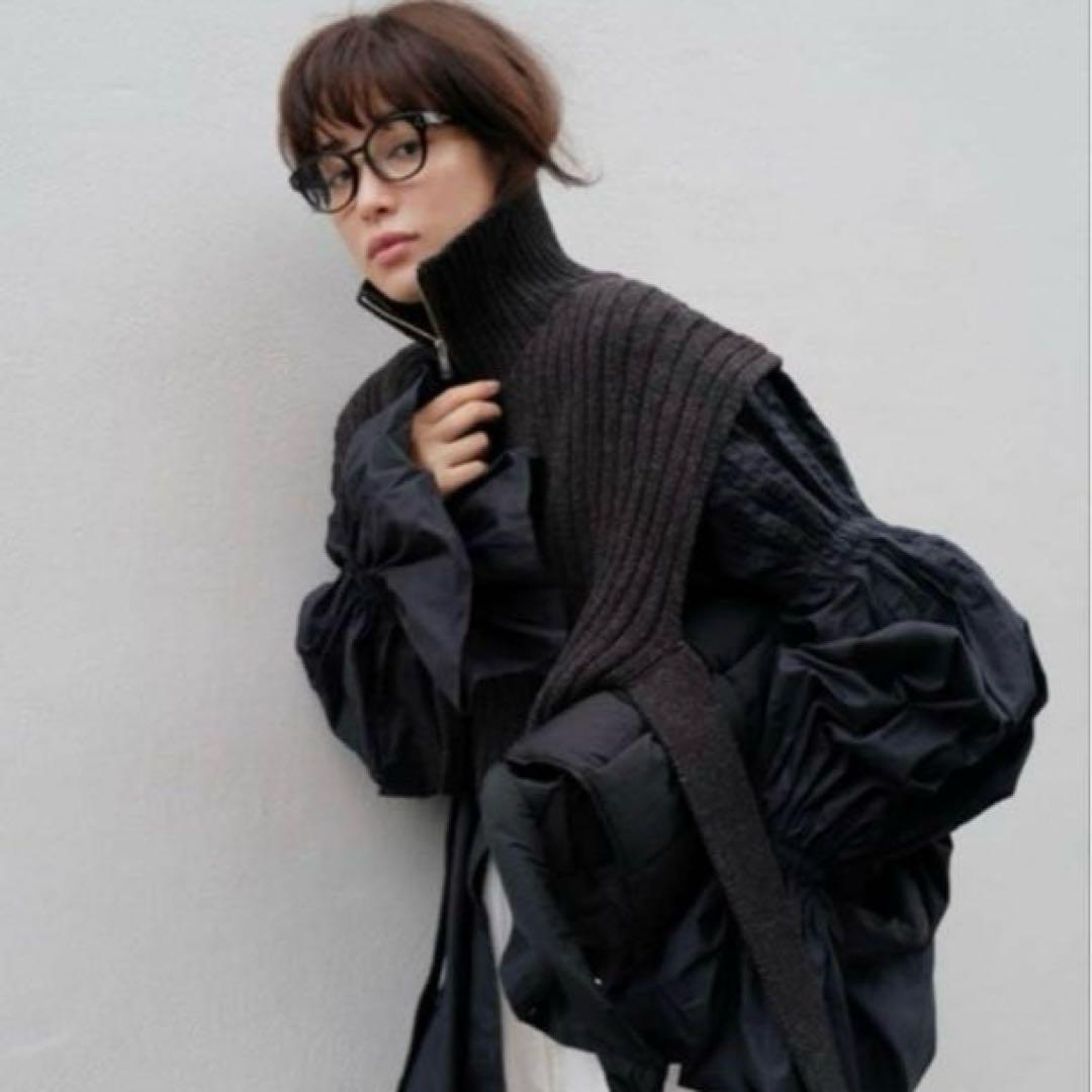 ETRE TOKYO ハーフジップタートルニットベスト