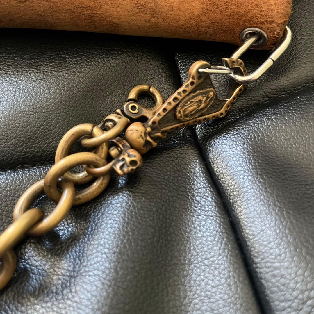 値下げしました！　galcia ガルシア　真鍮　ウォレットチェーン　オーダー