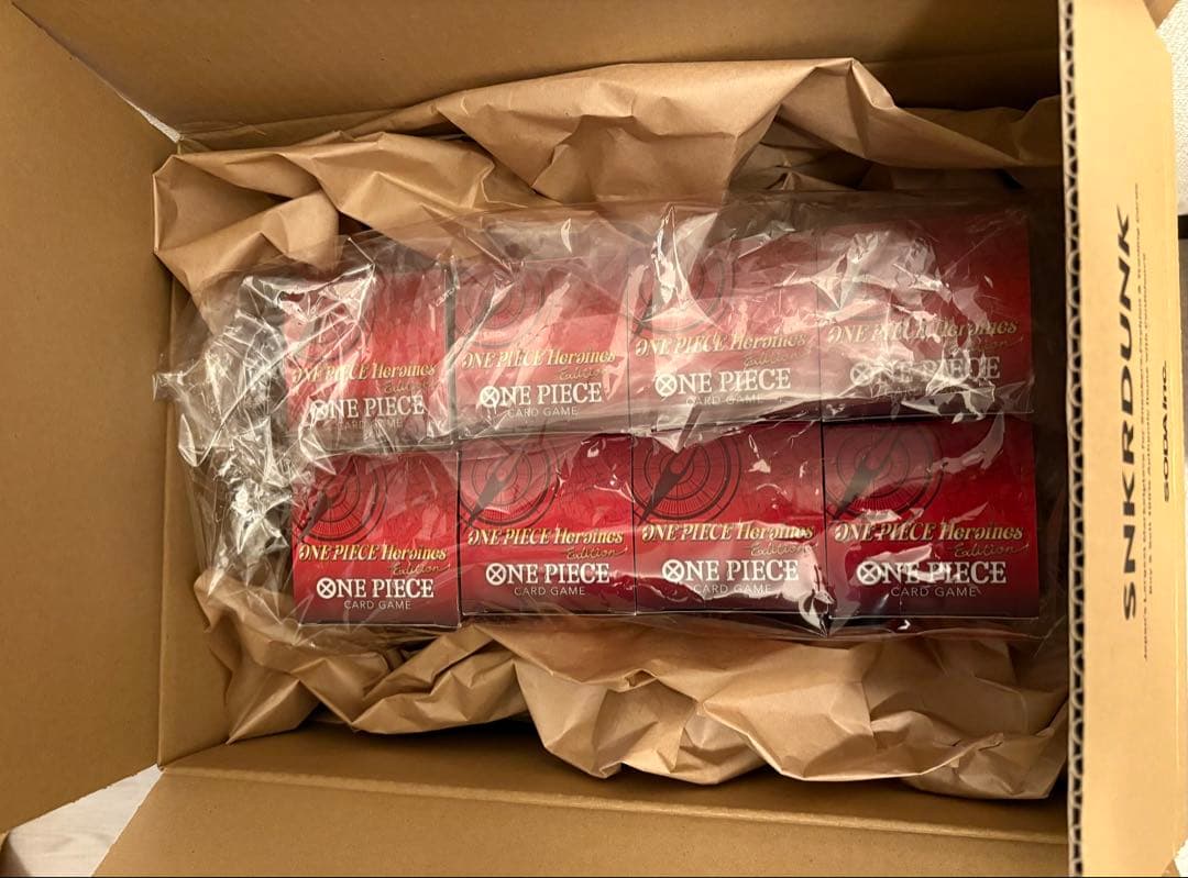 ワンピースカード　ヒロインズエディション　エクストラブースター　テープカット