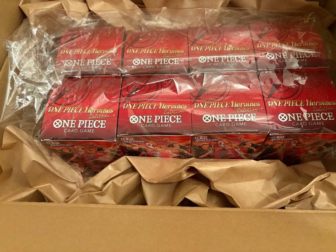 ワンピースカード　ヒロインズエディション　エクストラブースター　テープカット