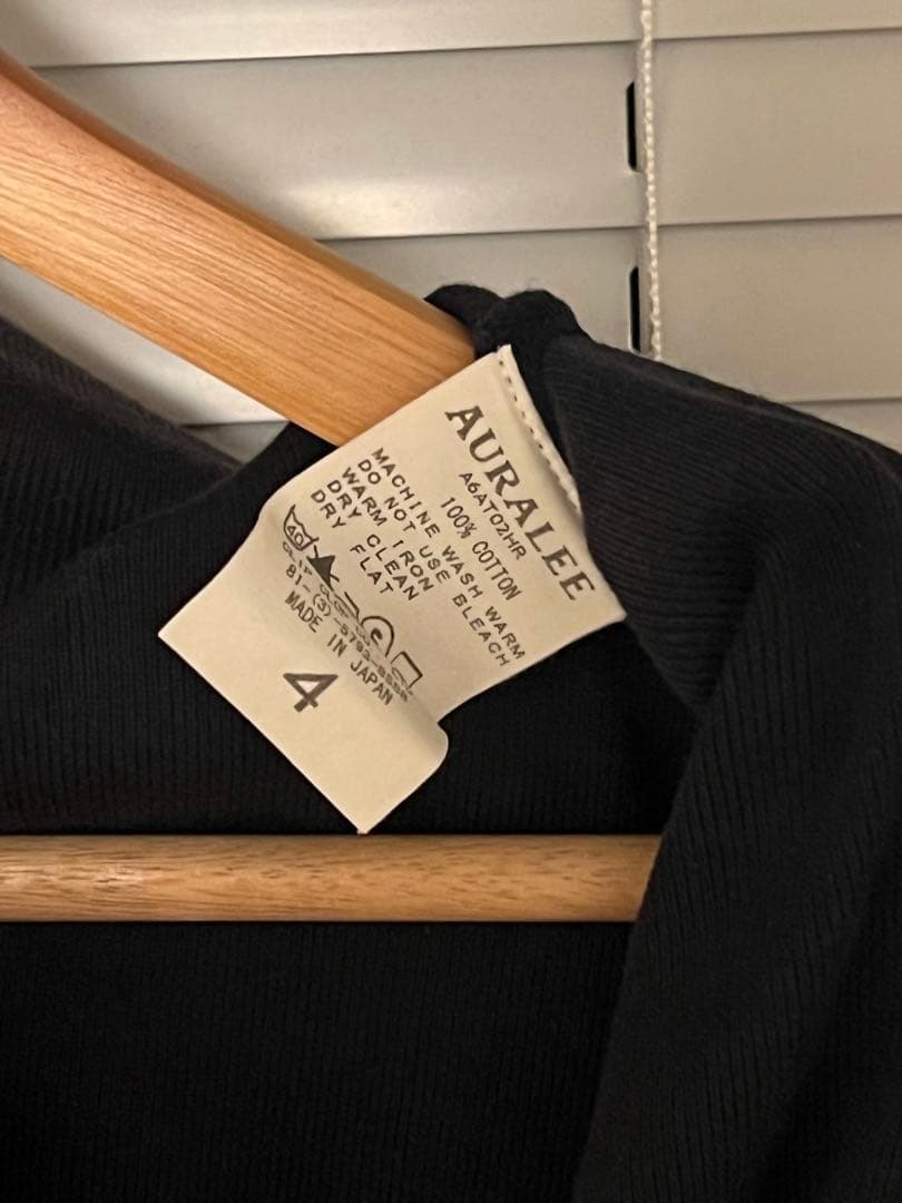 AURALEE ハーフジップ