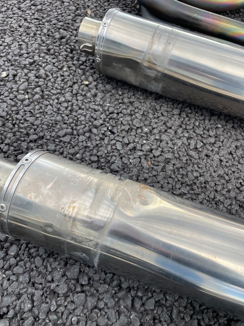 t*様 CB1300SF アールズギア ワイバン チタン2本出しマフラー フルエ