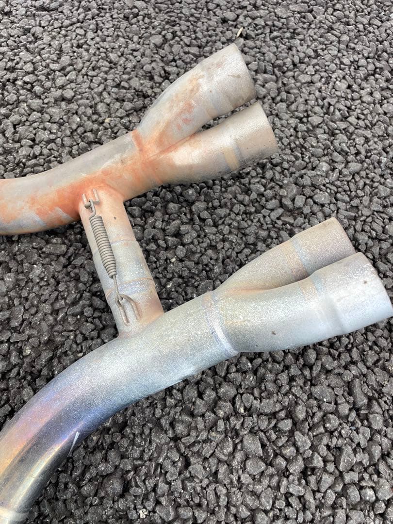 t*様 CB1300SF アールズギア ワイバン チタン2本出しマフラー フルエ