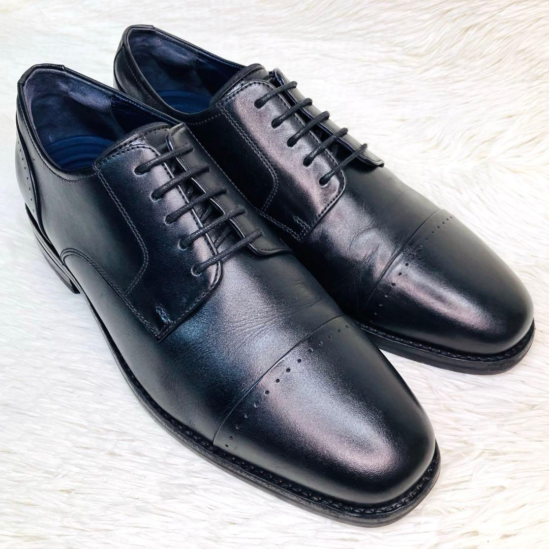 【極美品】コールハーン9Wグランド360 ストレートチップC28145 ブラック