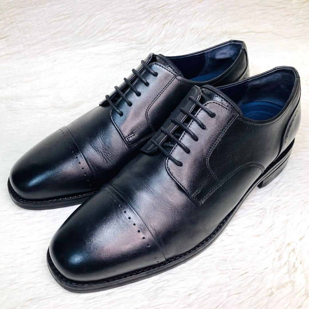 【極美品】コールハーン9Wグランド360 ストレートチップC28145 ブラック