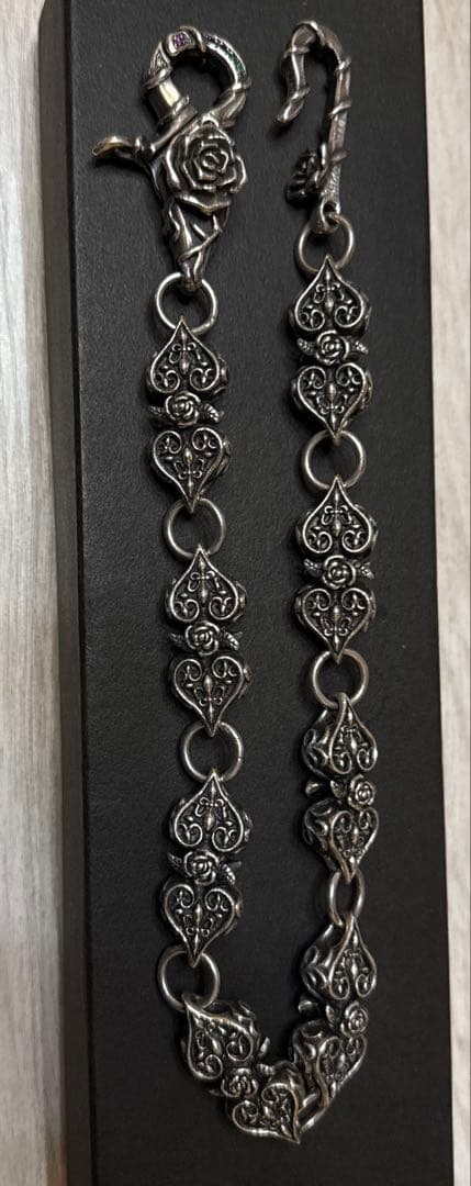 Elan Vital エランヴィタール　薔薇ウォレットチェーン925