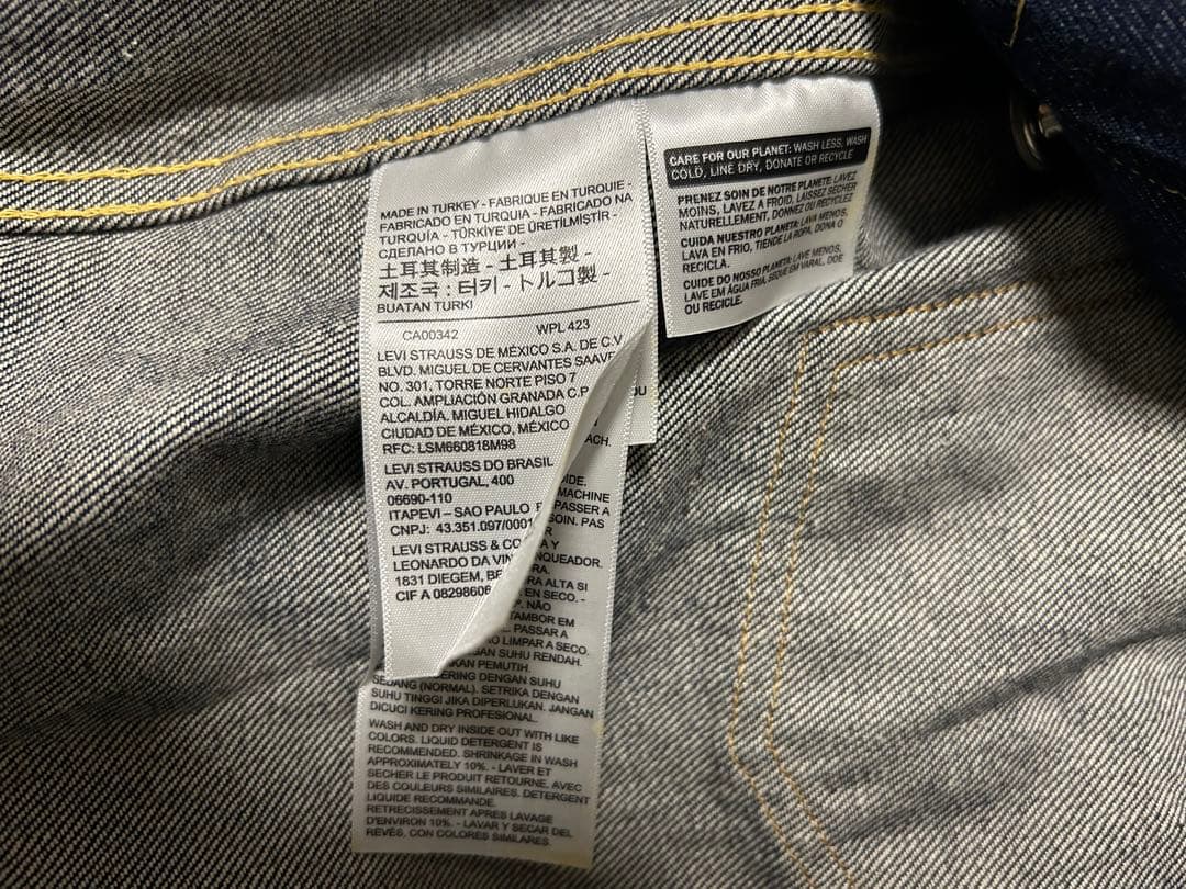 Levi's LVC506XX 1stデニムジャケット サイズ42