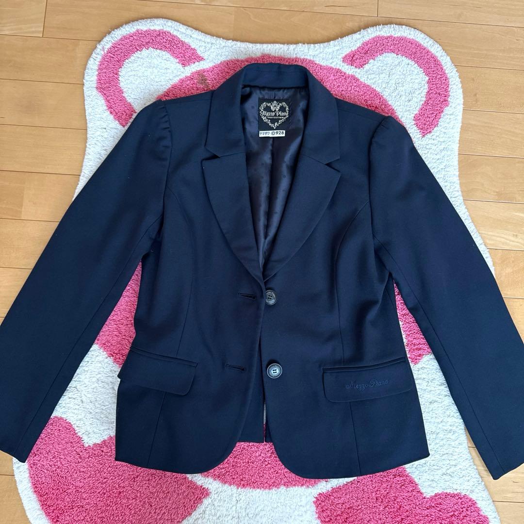 ☆なお様☆専用　メゾピアノ ジュニア 160 フォーマルスーツ 黒と白 リボン