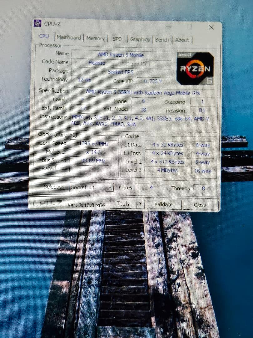 【ミニPC】Ryzen3580U Ram 16GB OS 512GB