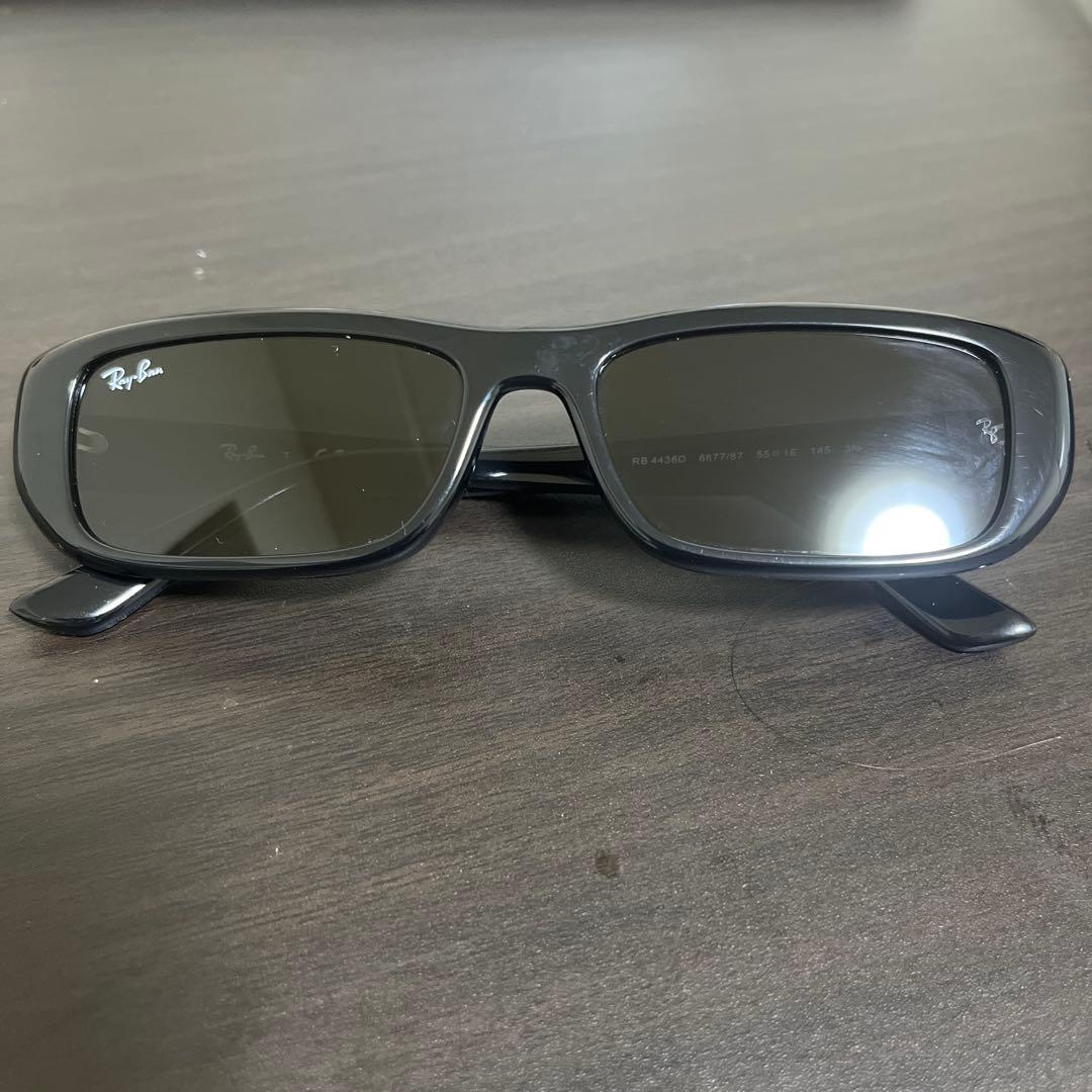 Ray-Ban RB4436D ブラック サングラス スクエア