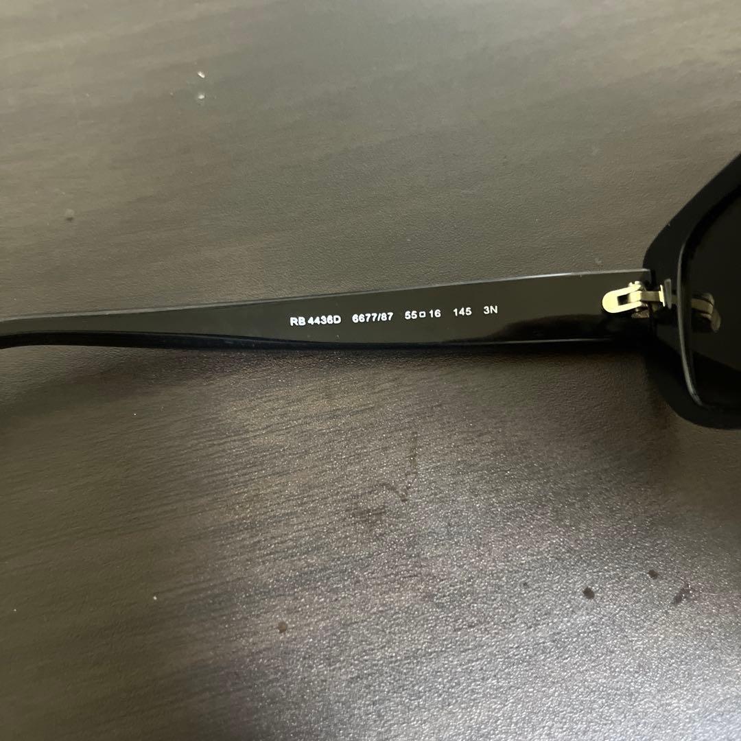 Ray-Ban RB4436D ブラック サングラス スクエア