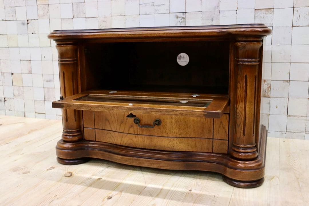 GMFT190○オーク材 TVボード AVボード ローボード リビング収納 ア