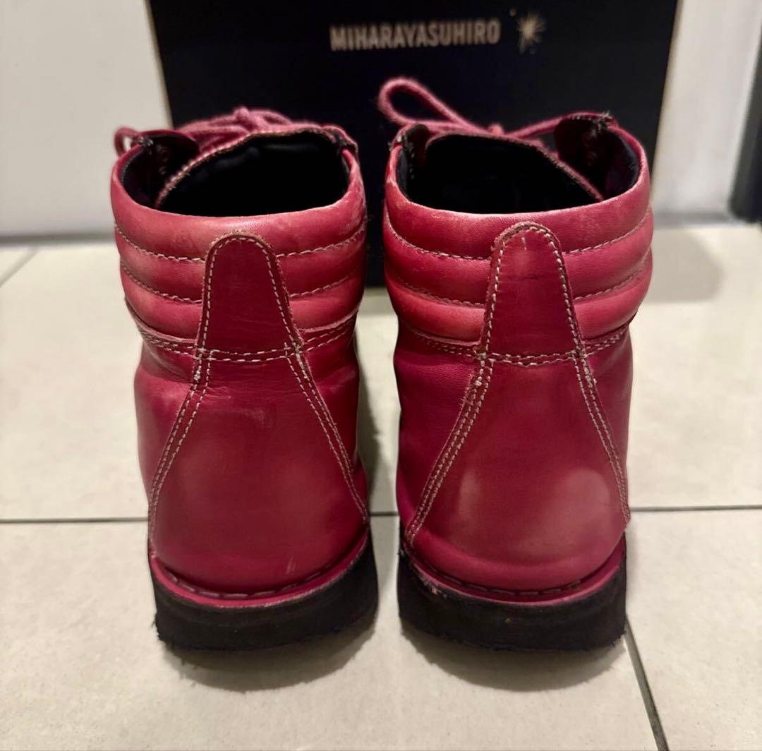 MIHARAYASUHIRO ミハラヤスヒロジャイアント トレッキングブーツ 赤