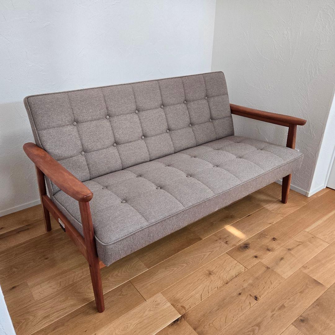 限定モデル カリモク60 Kチェア2シーター フラノベージュ