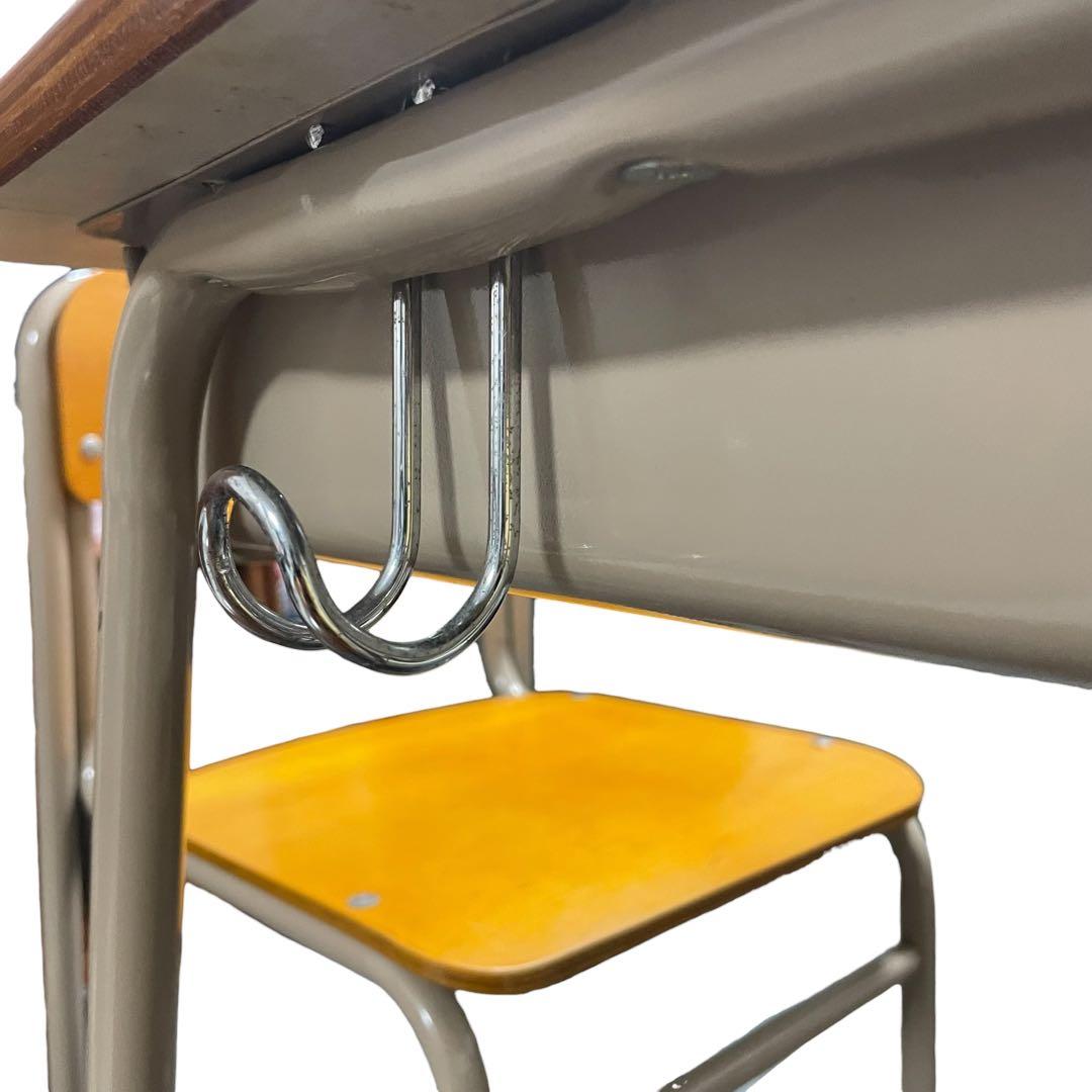 希少✨美品✨昭和レトロ ITOKI イトーキ 学習机 学校机 椅子 セット